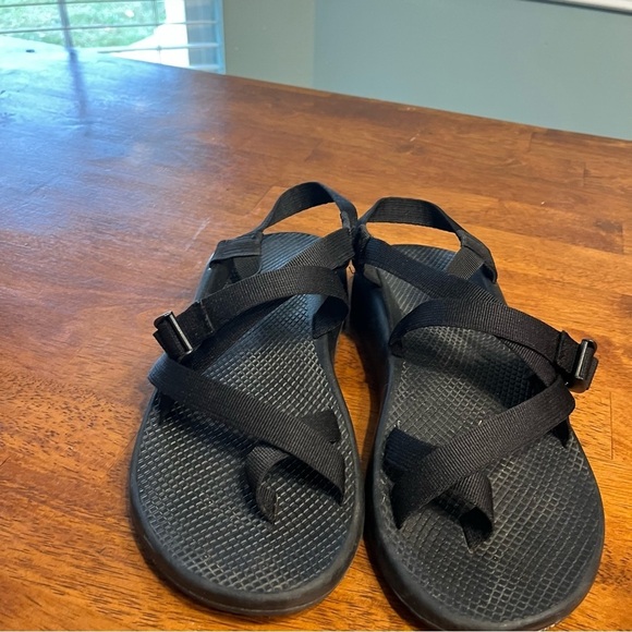 Men’s Black Chaco Strappy Sandals size 12 main image 7